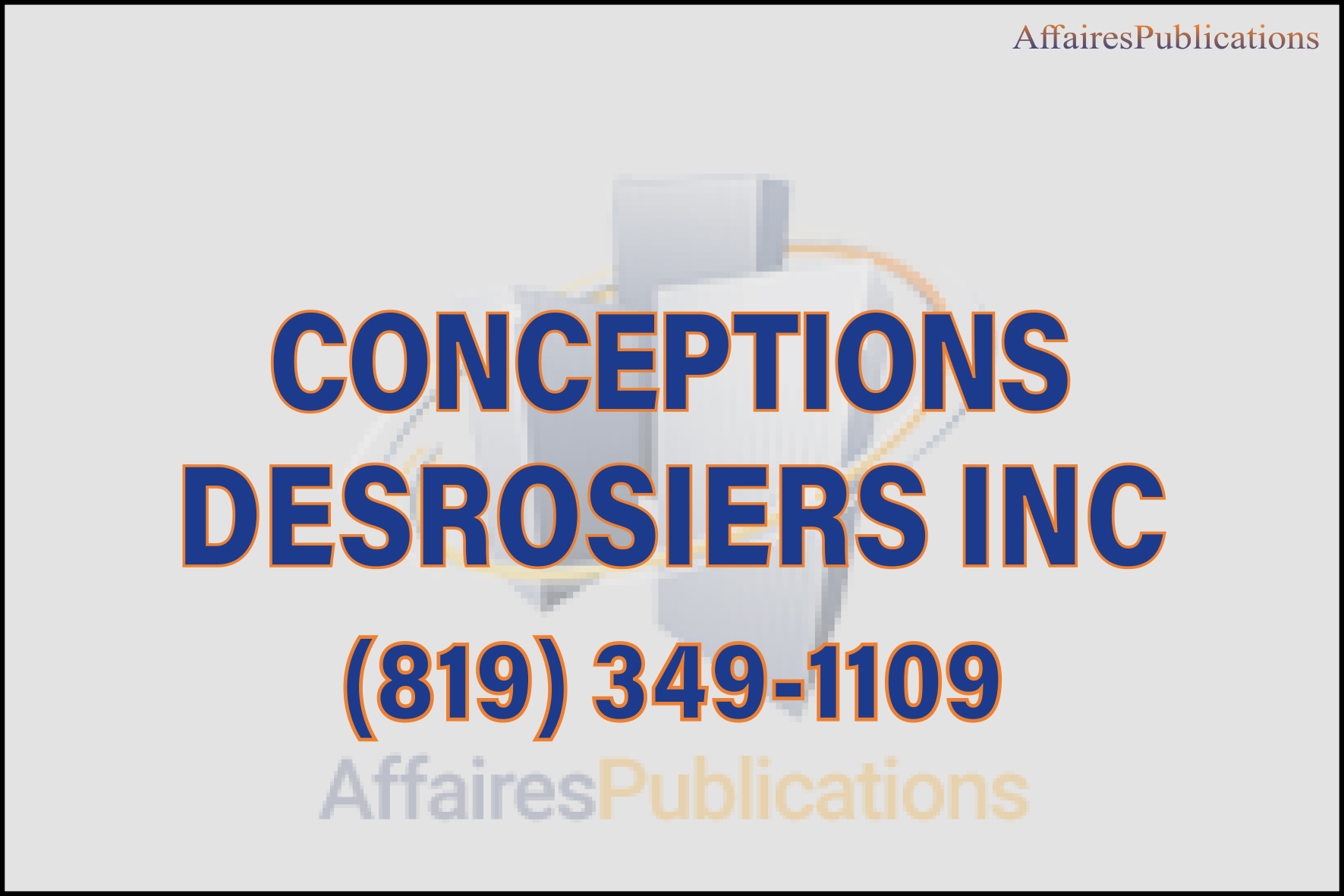 CONCEPTIONS DESROSIERS INC