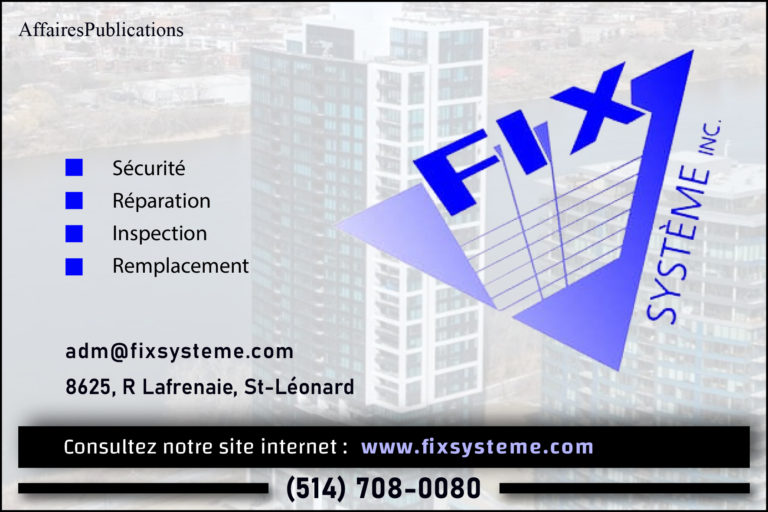 FIX SYSTÈME INC