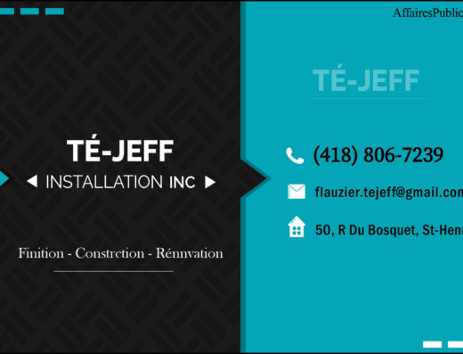 INSTALLATION TÉ-JEFF INC