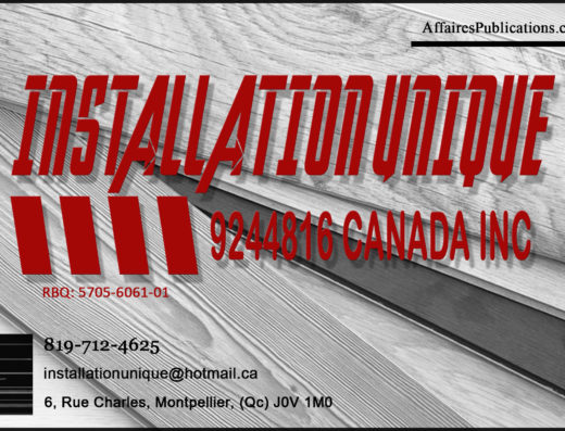 INSTALLATION UNIQUE 9244816 CANADA INC