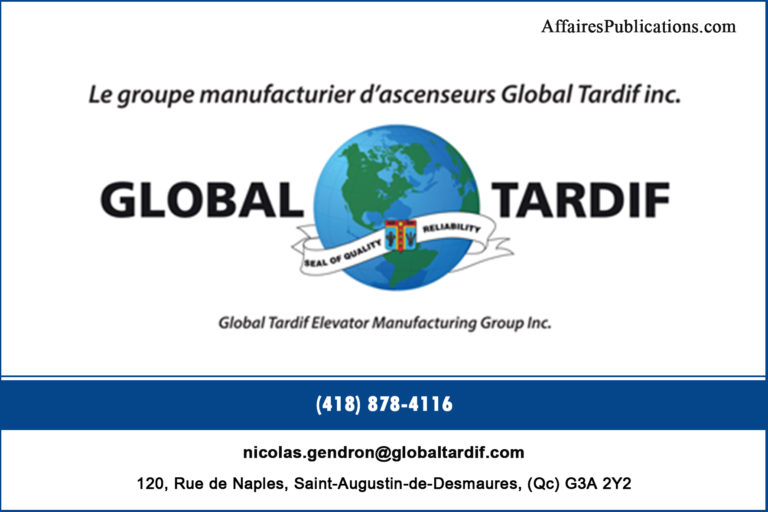 LE GROUPE MANUFACTURIER D&rsquo;ASCENSEURS GLOBAL TARDIF
