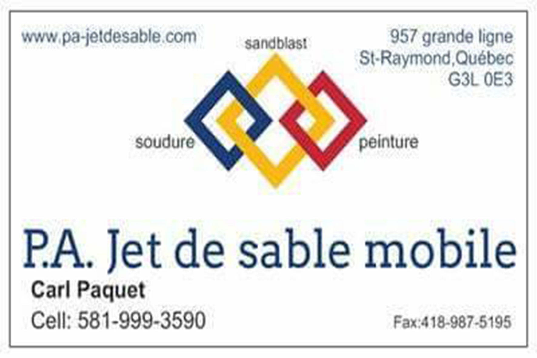 P.A JET DE SABLE INC