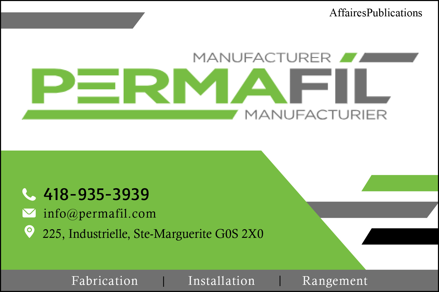 PERMAFIL INSTALLATIONS