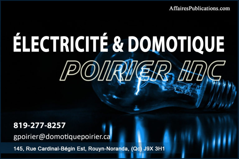 ÉLECTRICITÉ ET DOMOTIQUE POIRIER