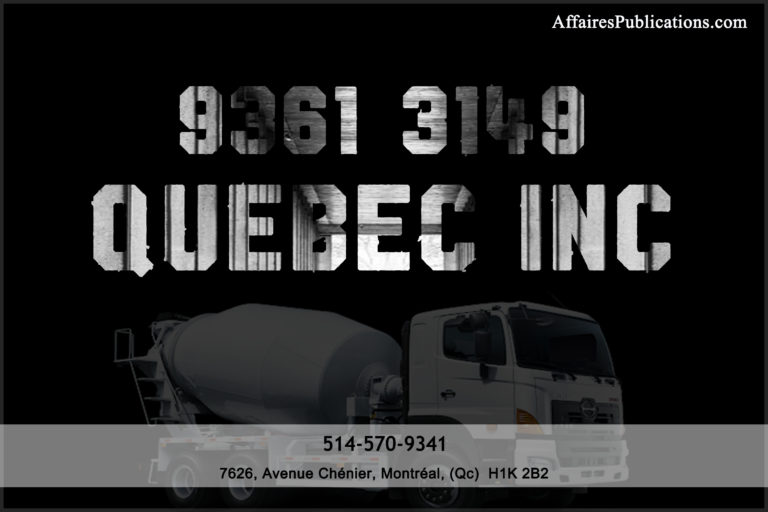 9361-3149 QUÉBEC INC