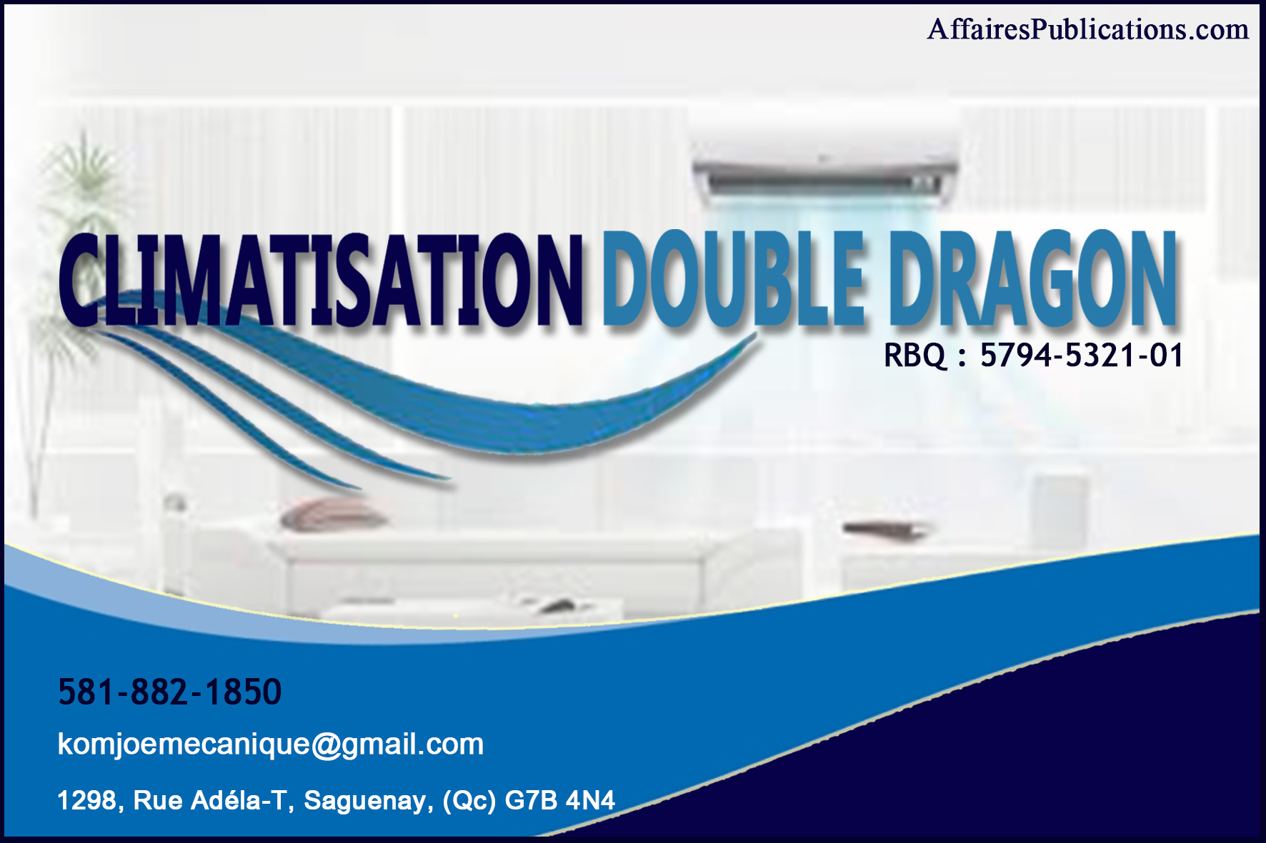 CLIMATISATION DOUBLE DRAGON