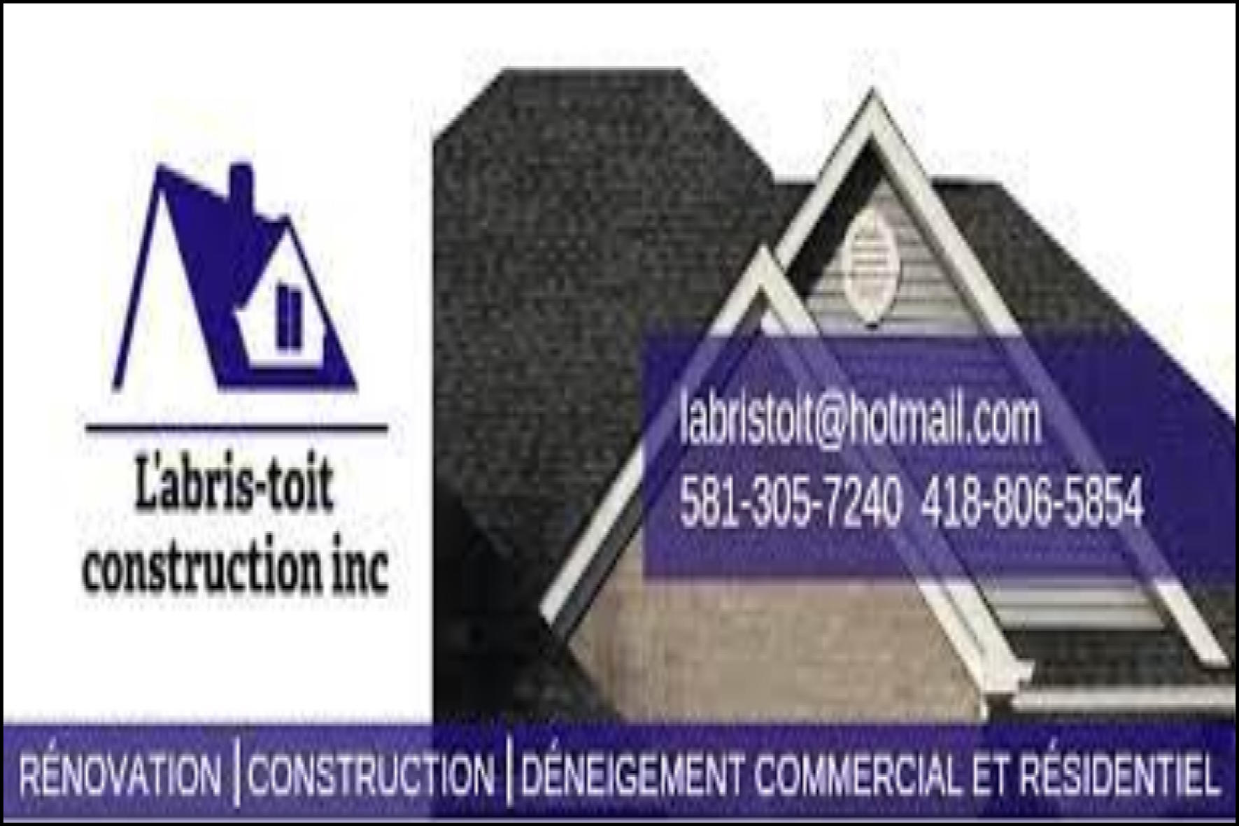 L&rsquo;ABRIS TOIT CONSTRUCTION