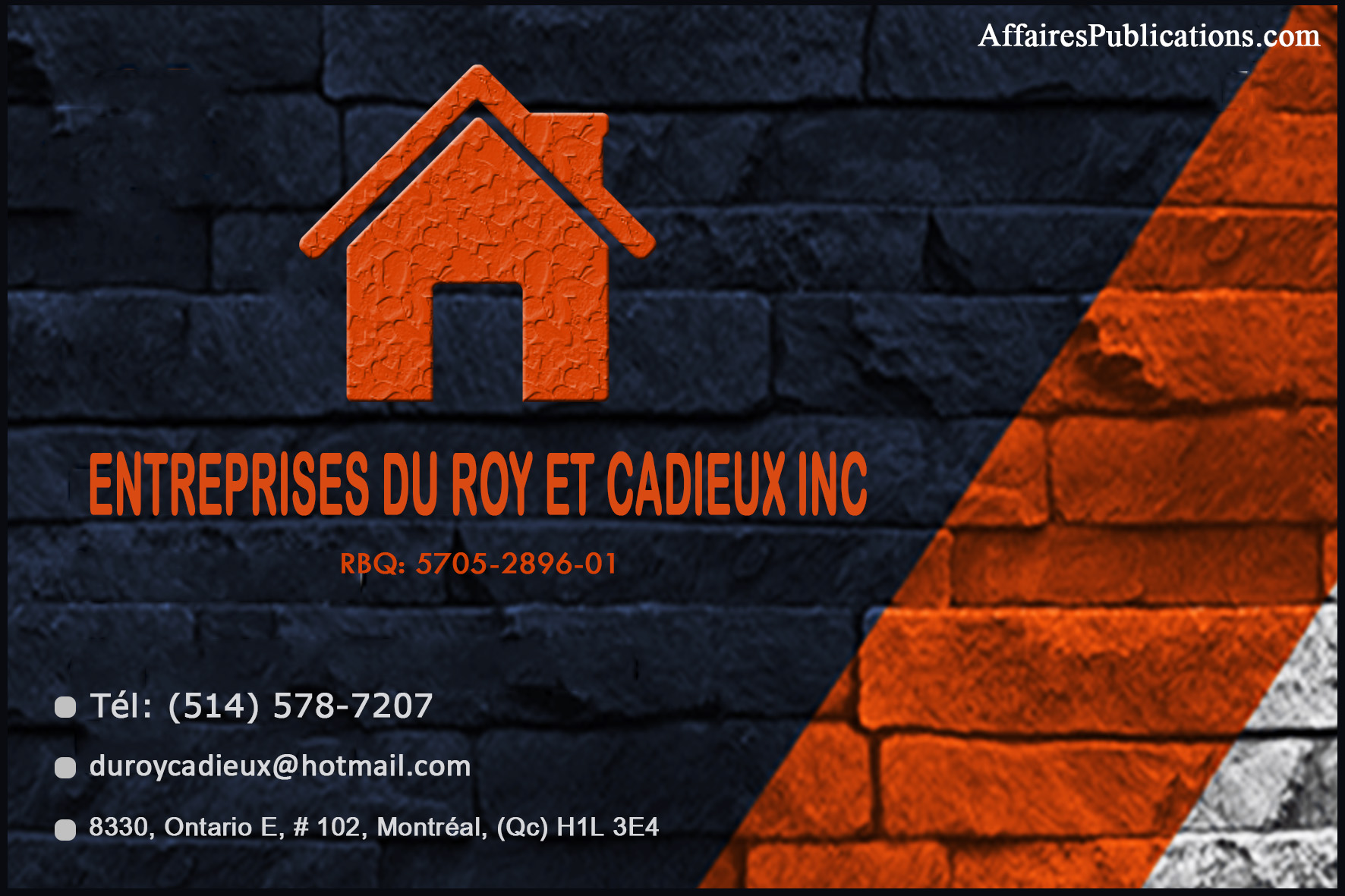ENTREPRISES DU ROY ET CADIEUX