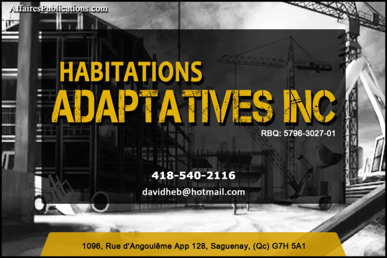 HABITATIONS ADAPTATIVES INC