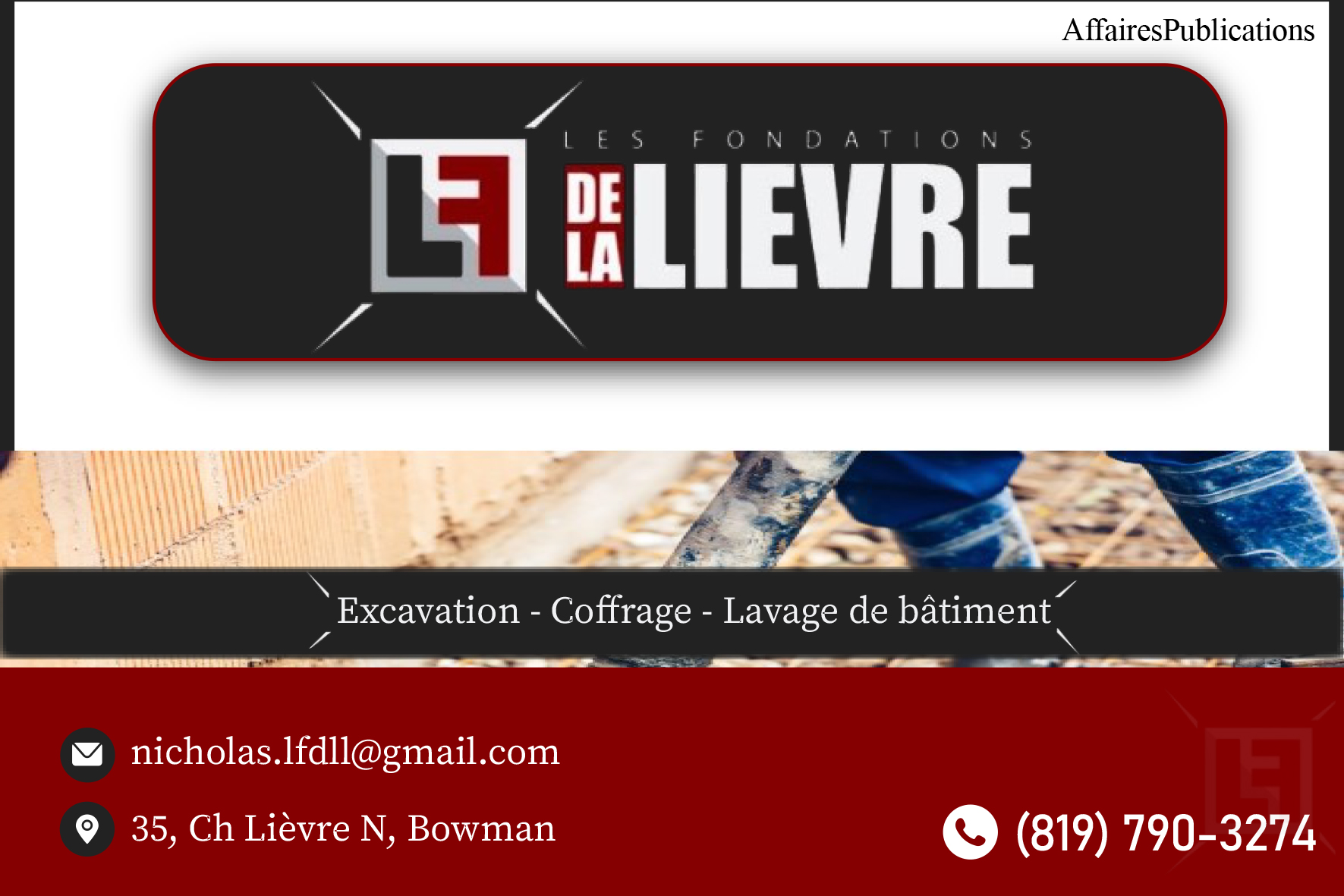 LES FONDATIONS DE LA LIÈVRE