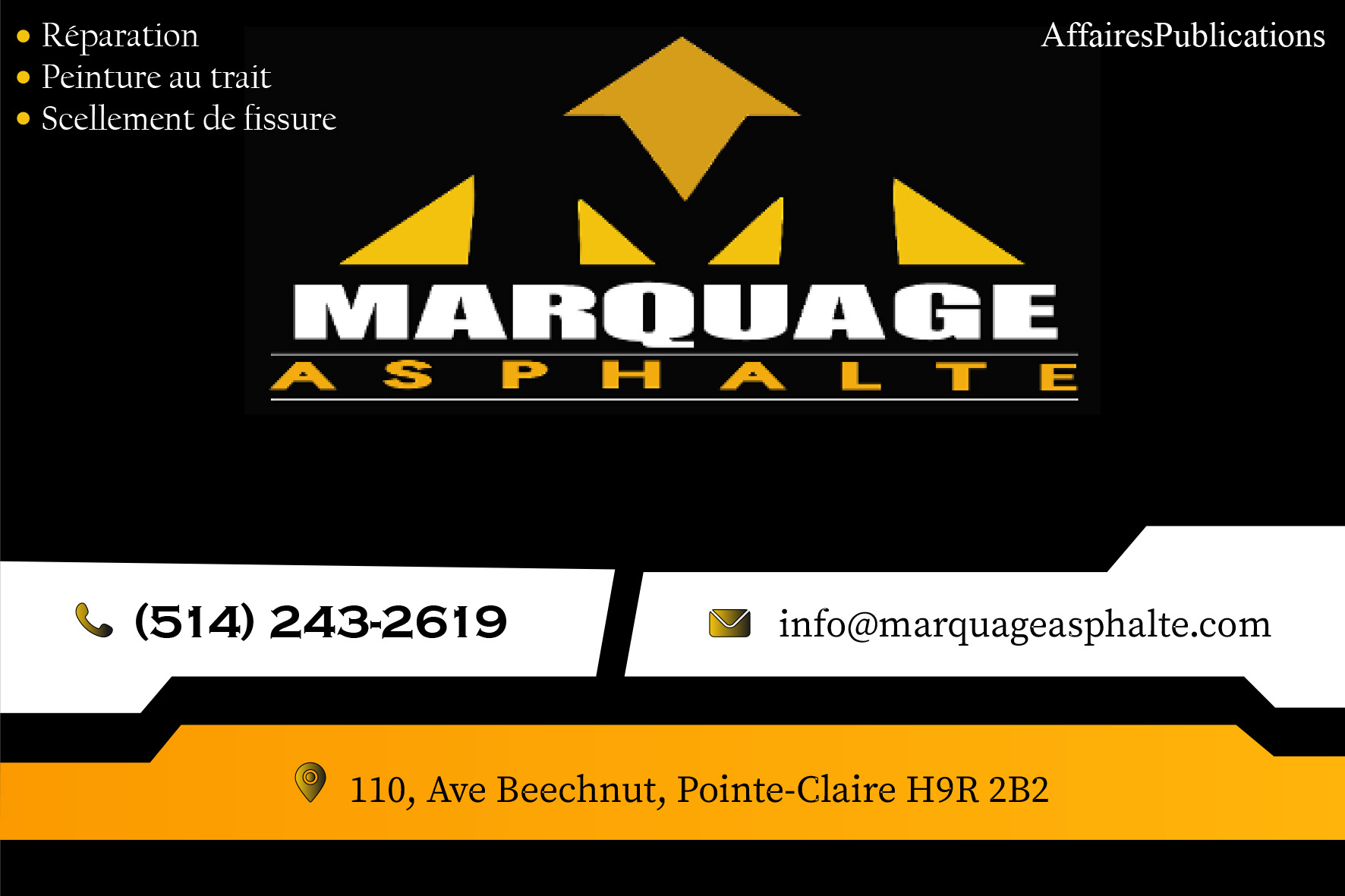 MARQUAGE ASPHALTE INC