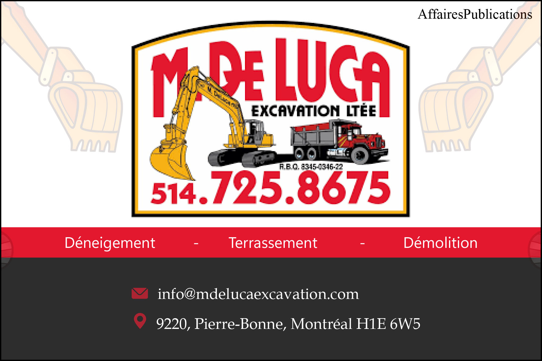 M DE LUCA LTEE INC