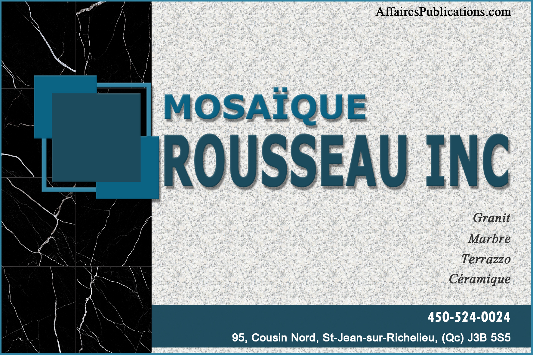 MOSAÏQUE ROUSSEAU INC