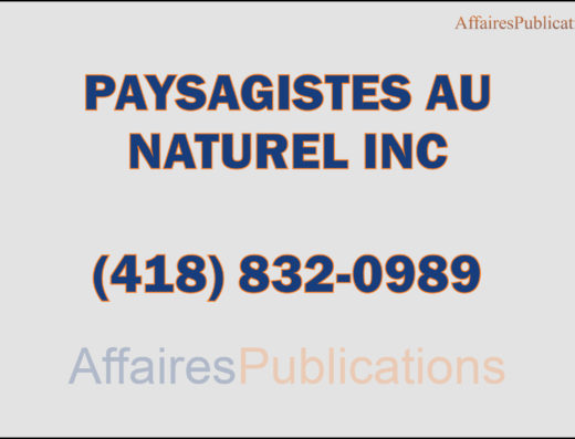 PAYSAGISTES AU NATUREL