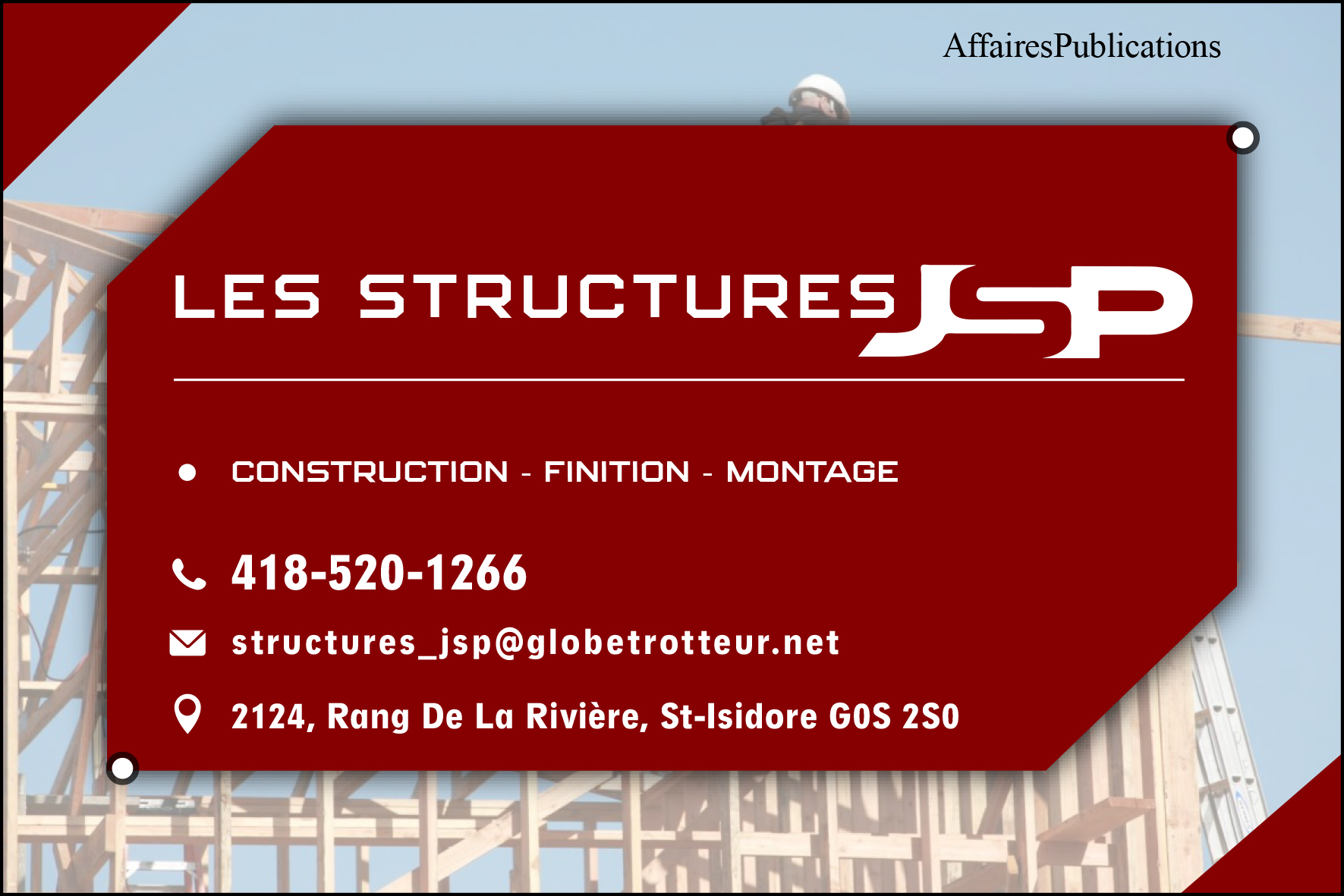 LES STRUCTURES JSP INC