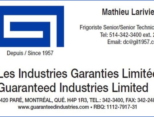 INDUSTRIES GARANTIES LTÉE