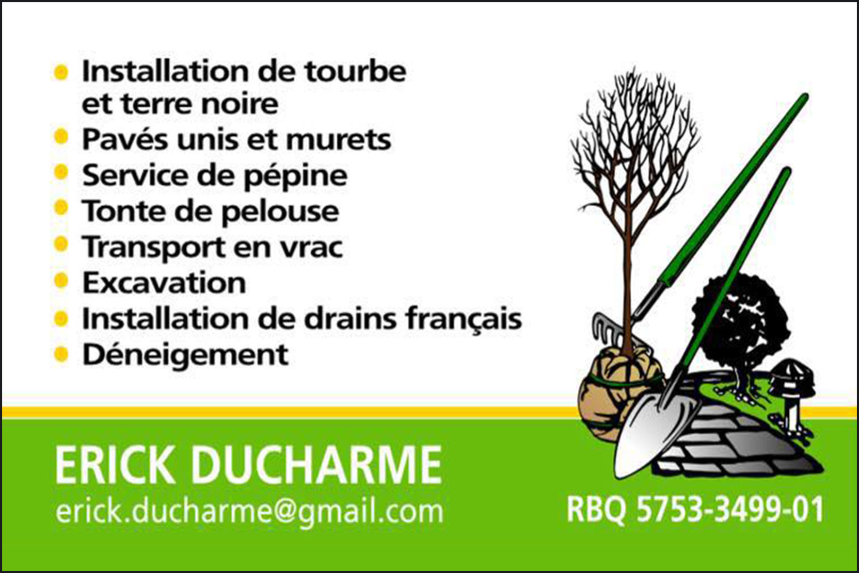 Verso carte de visite
