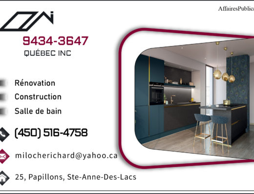 9434-3647 QUÉBEC INC