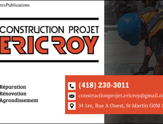 CONSTRUCTION PROJET ÉRIC ROY