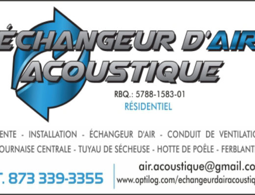ÉCHANGEUR D&rsquo;AIR ACOUSTIQUE INC