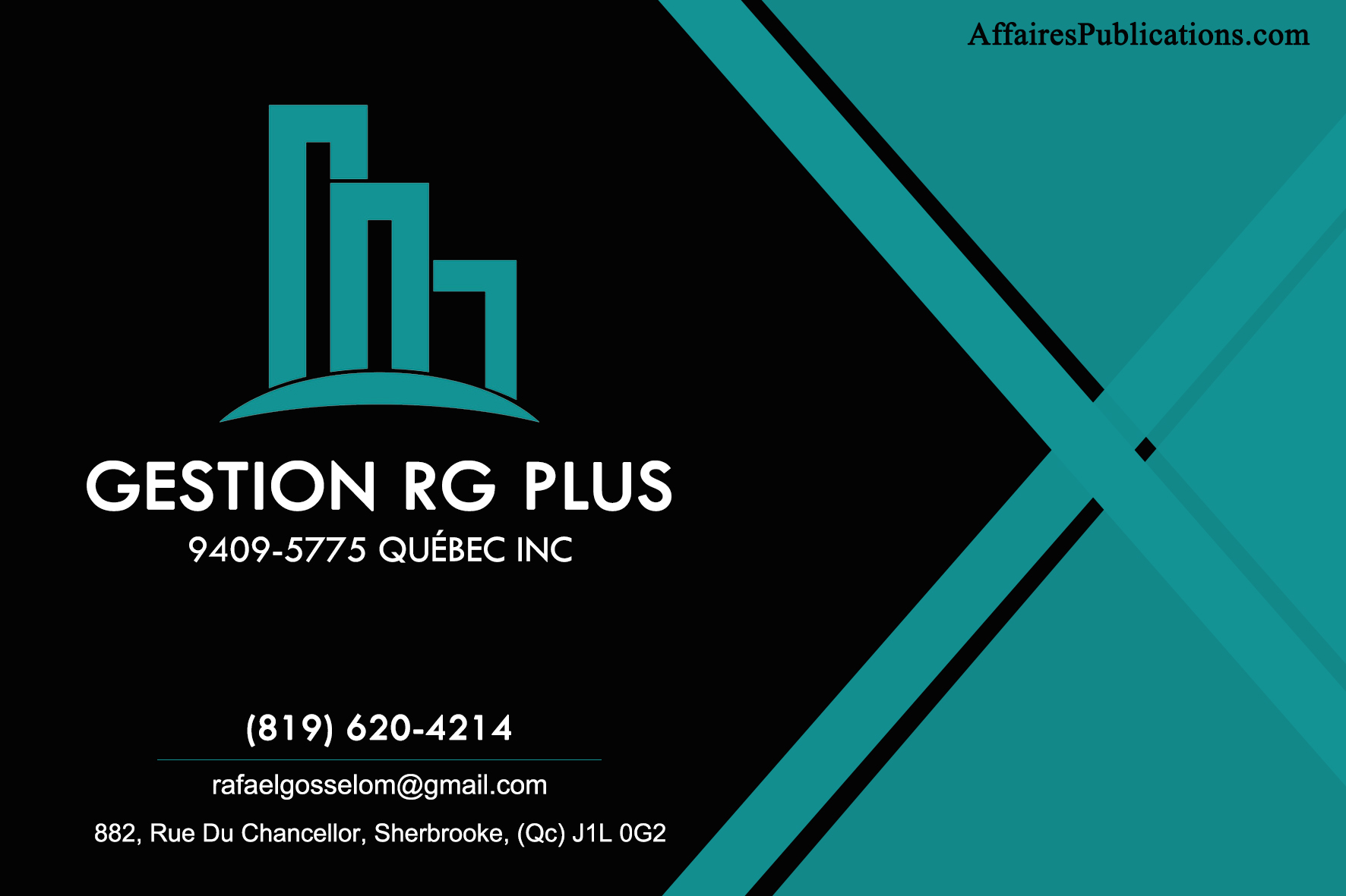 GESTION RG PLUS 9409-5775 QUÉBEC INC