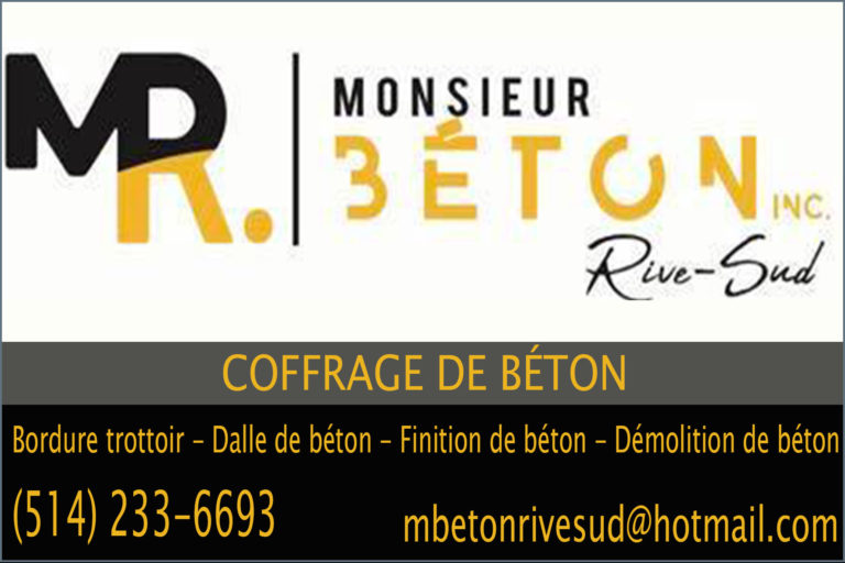 MONSIEUR BÉTON RIVE-SUD