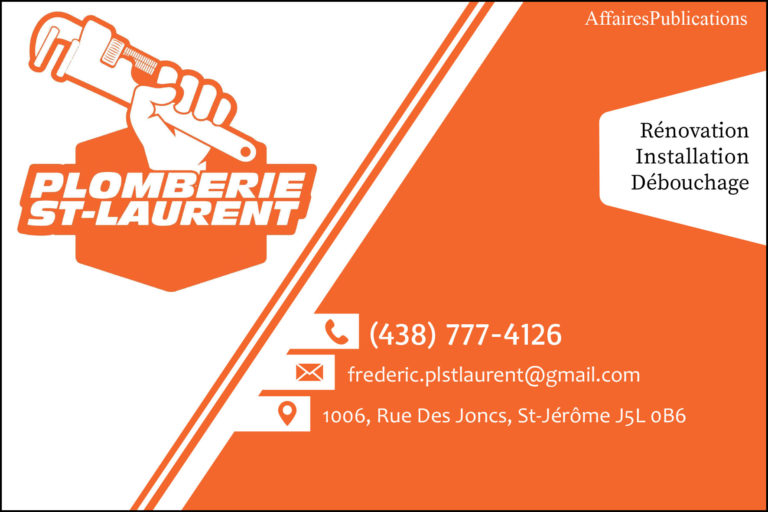 ENTREPRISE DE PLOMBERIE SAINT-LAURENT