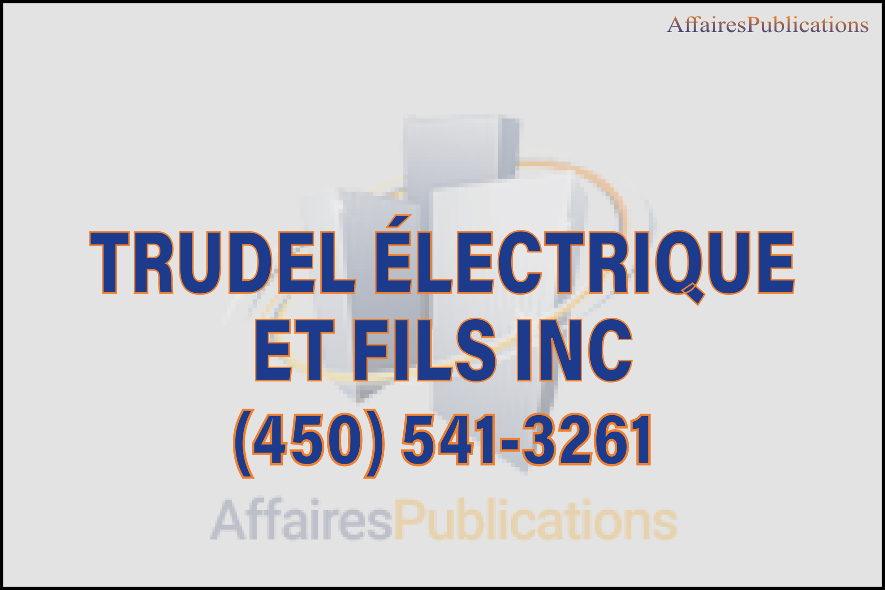 TRUDEL ÉLECTRIQUE ET FILS