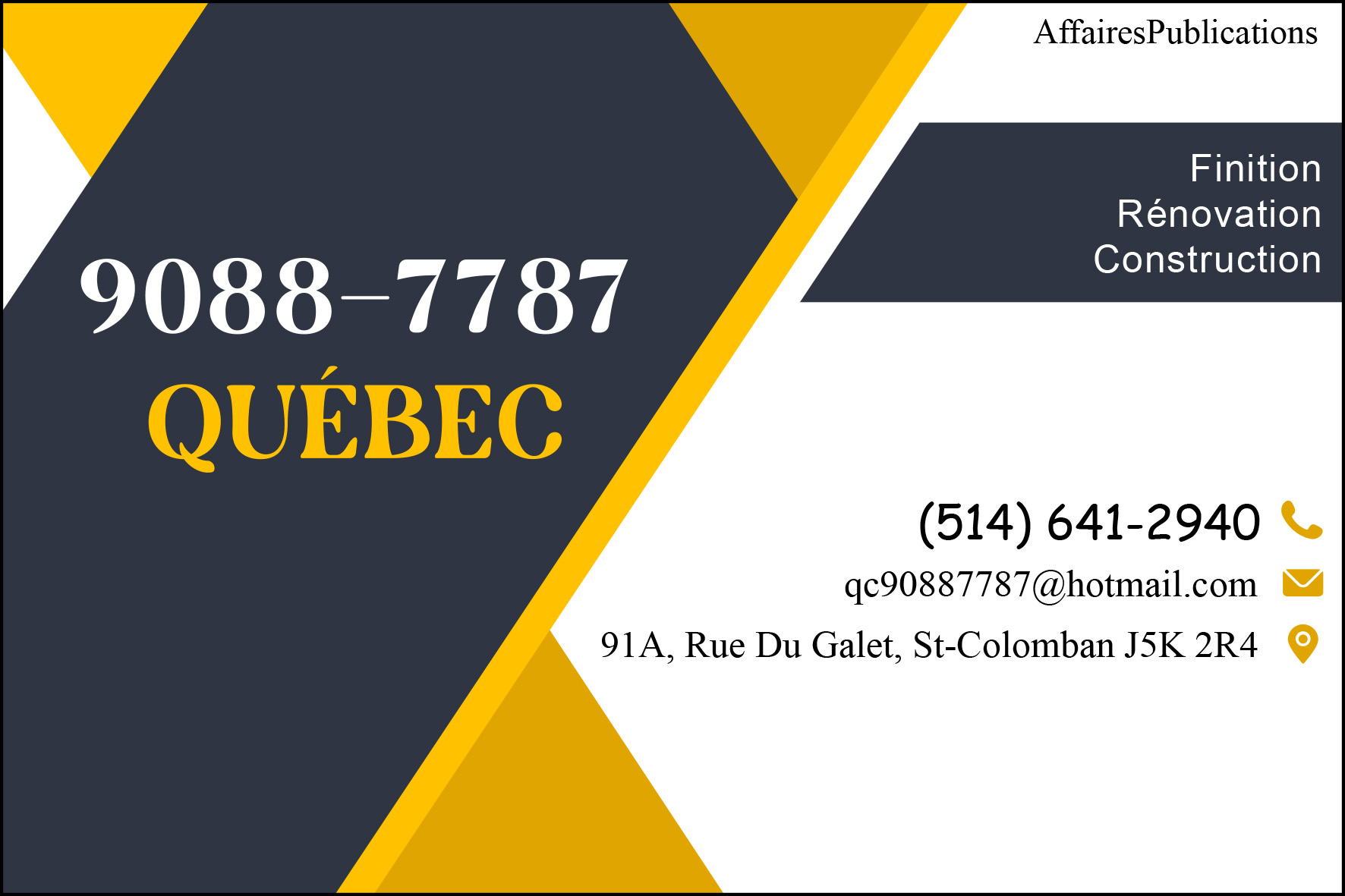 9088-7787 QUÉBEC