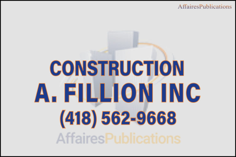 CONSTRUCTION A. FILLION INC