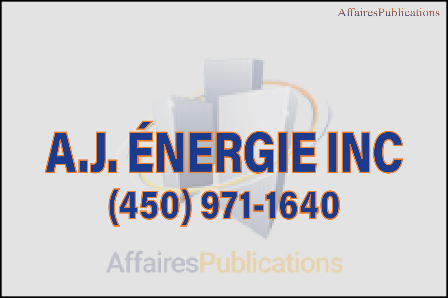 A.J. ÉNERGIE INC