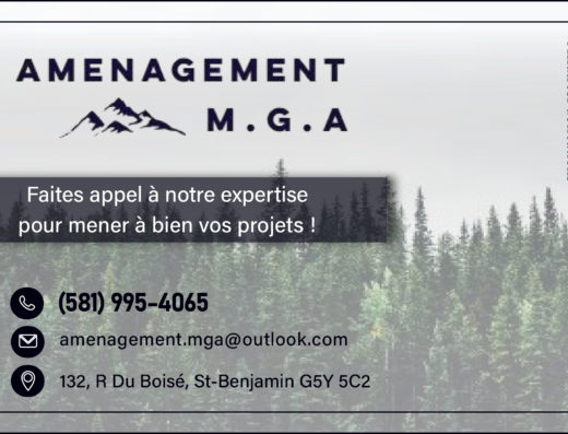 AMÉNAGEMENT M.G.A. INC