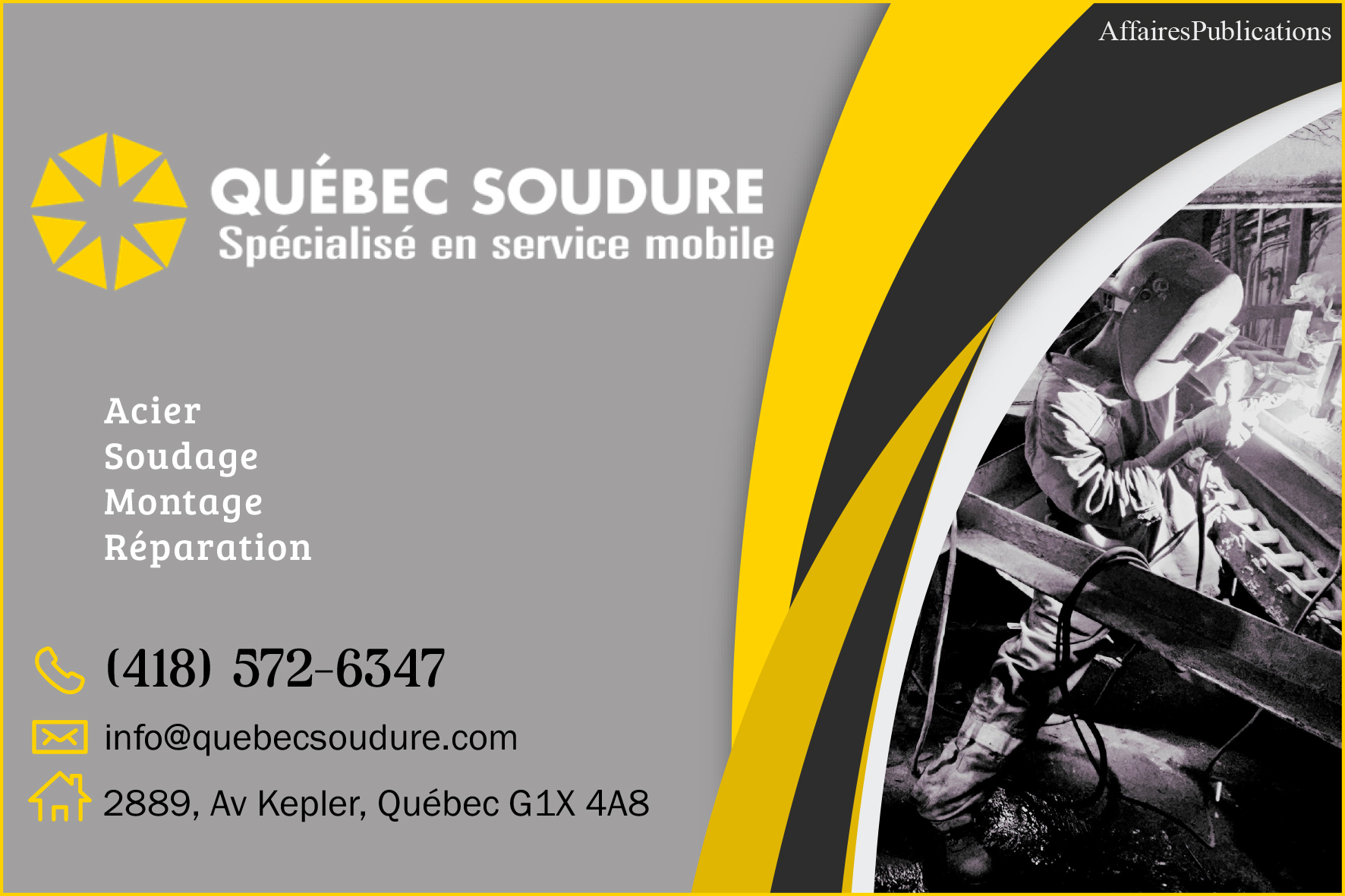 QUÉBEC SOUDURE INC