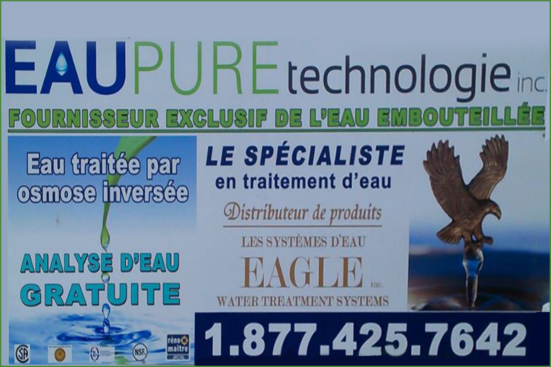 EAU PURE TECHNOLOGIE INC