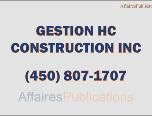 GESTION HC CONSTRUCTION INC