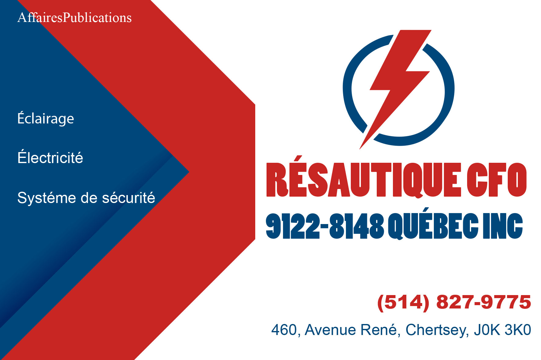 RÉSAUTIQUE CFO INC