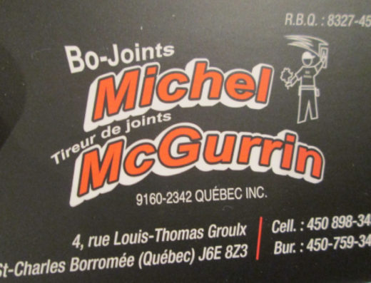 BO-JOINTS MICHEL MC GURRIN INC