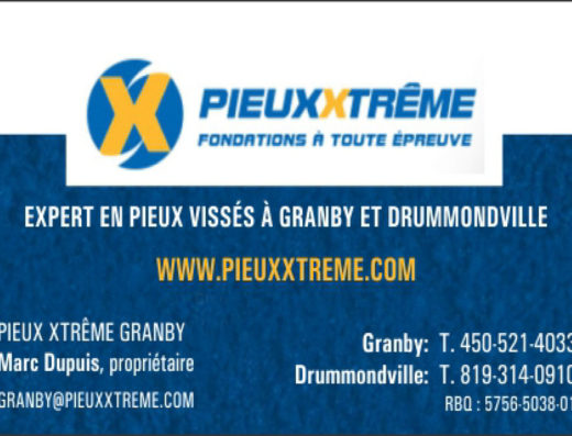 PIEUX XTRÊME GRANBY