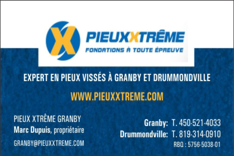 PIEUX XTRÊME GRANBY