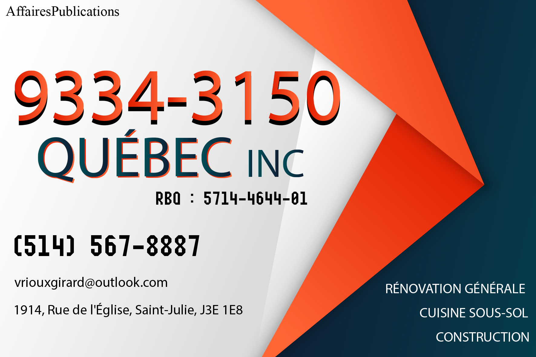 9334-3150 QUÉBEC INC