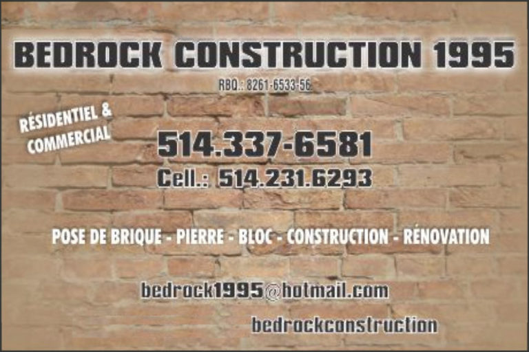 BEDROCK CONSTRUCTION 1995