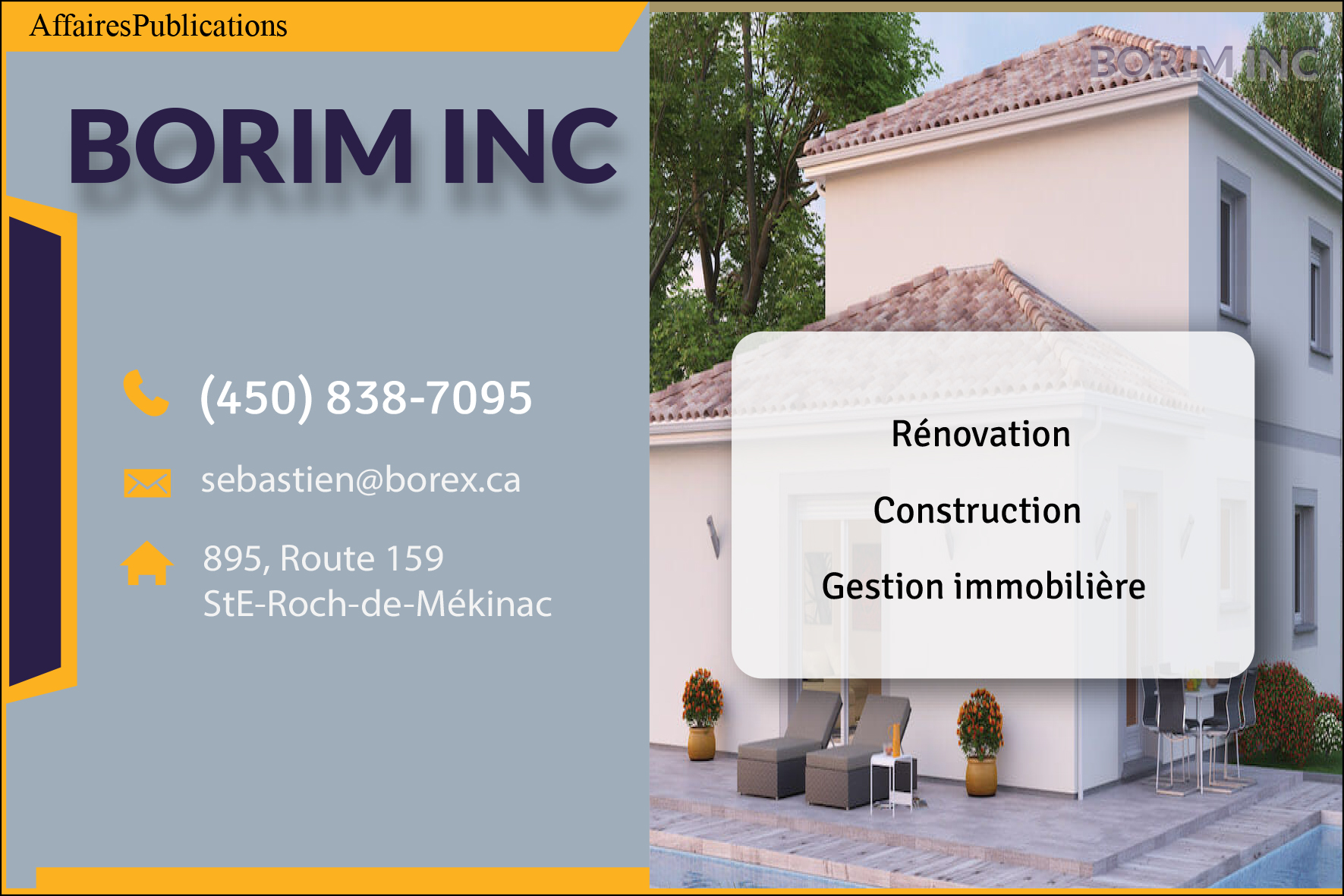 BORIM INC
