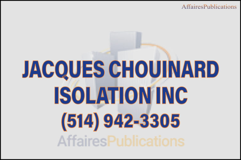 JACQUES CHOUINARD ISOLATION INC