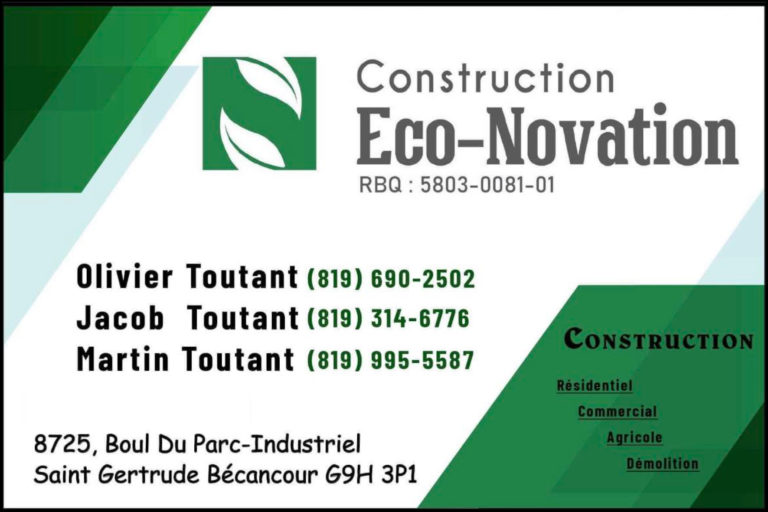 CONSTRUCTION ECO-NOVATION 9437-4915 QUÉBEC INC