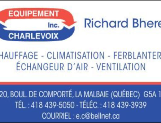 ÉQUIPEMENT CHARLEVOIX INC