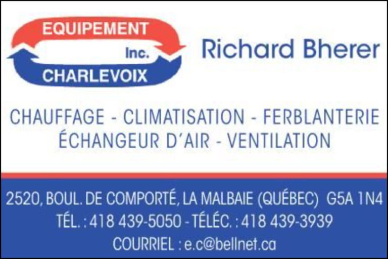 ÉQUIPEMENT CHARLEVOIX INC