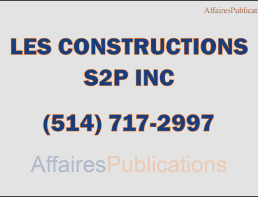 LES CONSTRUCTIONS S2P INC