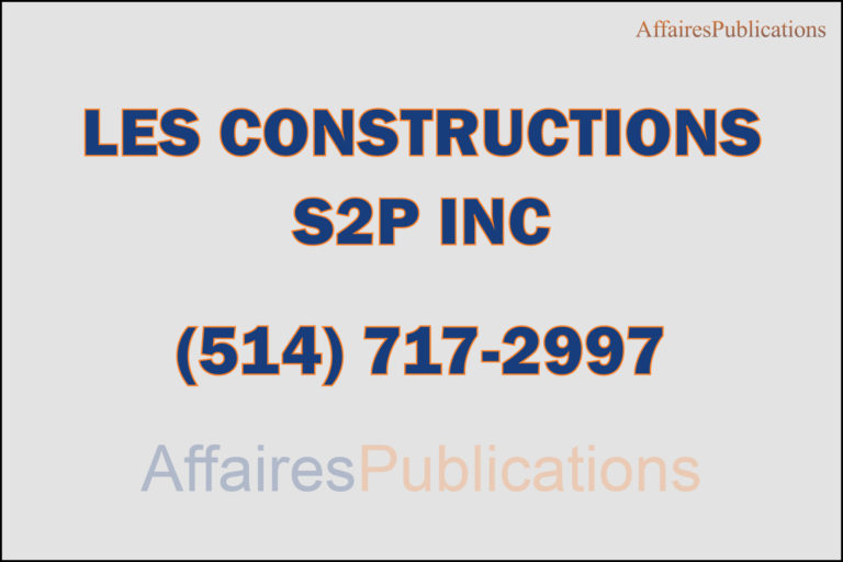 LES CONSTRUCTIONS S2P INC