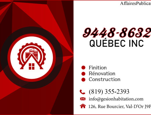 9448-8632 QUÉBEC INC