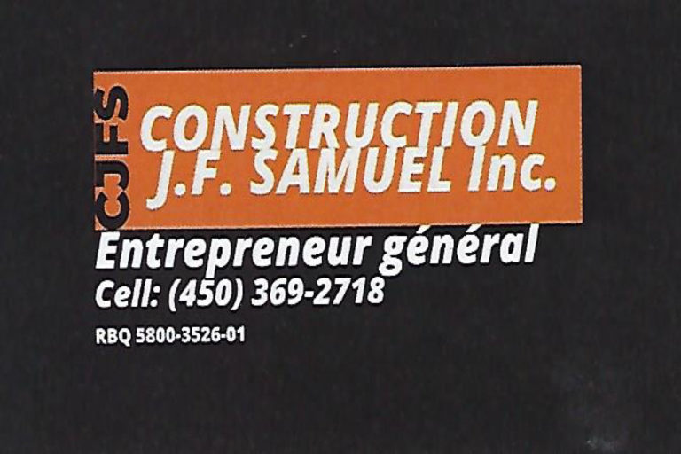 CONSTRUCTION J.F. SAMUEL INC